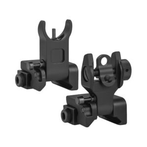 F1  Iron Sights Flip Up Sights Front Rear sight for AR15