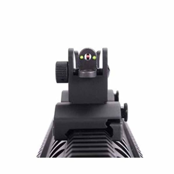 F3F Iron Sights Front and Rear Flip Up Folding Sights With Fiber For AR15