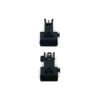 F3F Iron Sights Front and Rear Flip Up Folding Sights With Fiber For AR15