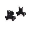 F3F Iron Sights Front and Rear Flip Up Folding Sights With Fiber For AR15