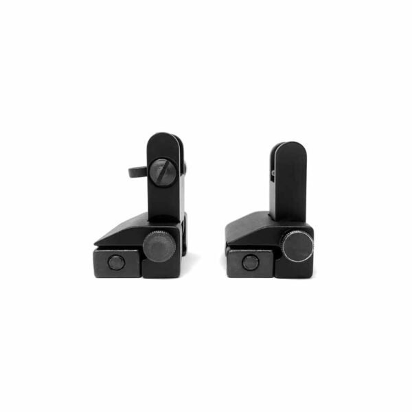 F3F Iron Sights Front and Rear Flip Up Folding Sights With Fiber For AR15